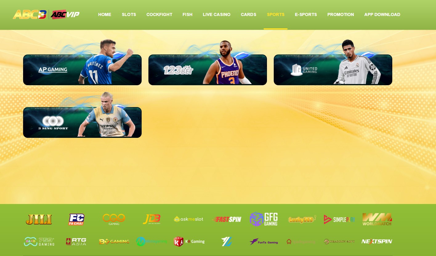 ABCVIP Sports Betting – Diverse Options, Competitive Odds